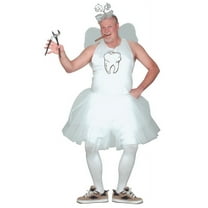 Fun World Tooth Fairy Men's Halloween Fancy-Dress Costume for Adult, Big & Tall Plus Size