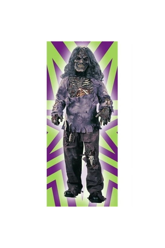 Undead Decaying Grave Zombie Boy's Halloween Fancy-Dress Costume for Child, with Mask S