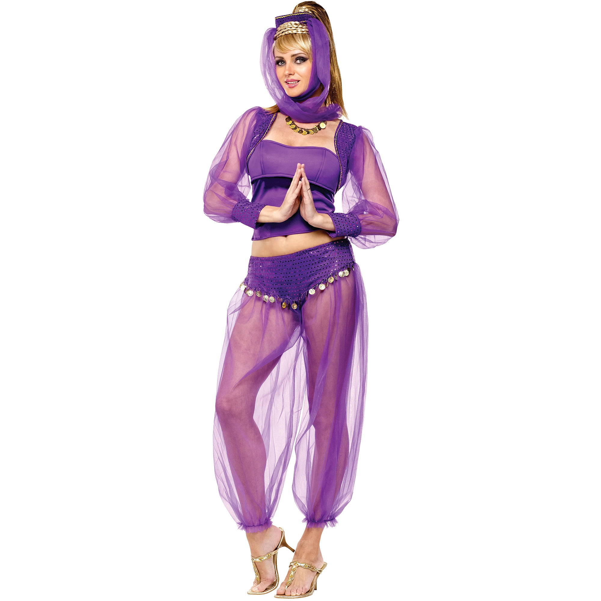 Dreamy Genie Women's Halloween Fancy-Dress Costume for Adult, S-M
