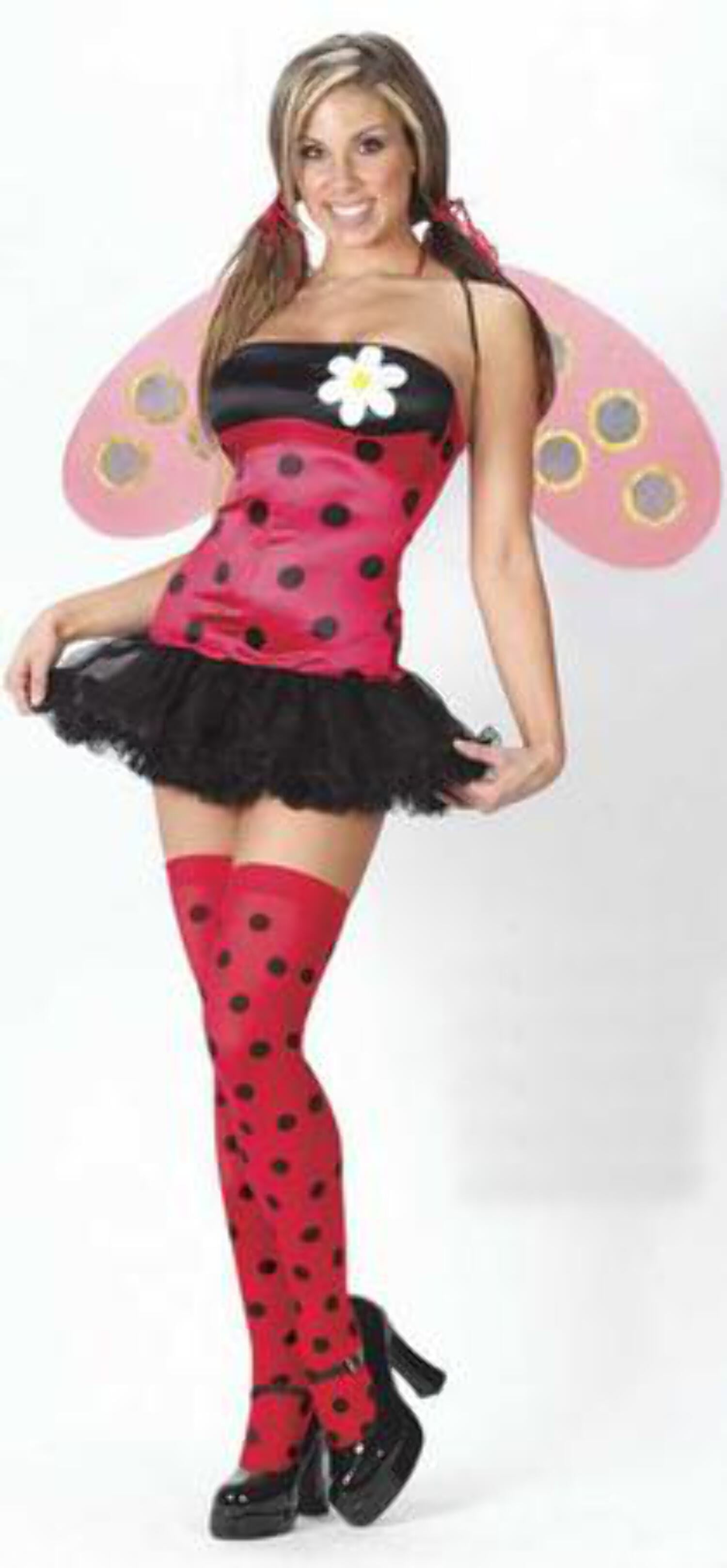 Fun World Women's Lovely Ladybug Costume Small/Medium Red