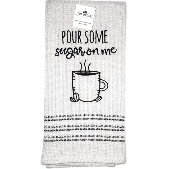 Fun and Cute Sayings Decorative Waffle Kitchen/Dish/Hand Towel
