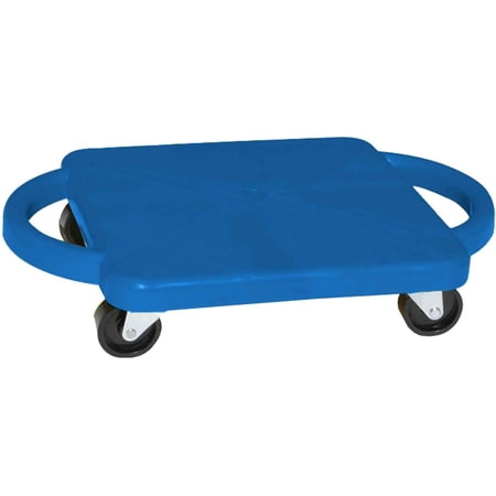 Fun and Function Plastic Scooter Board with Handles 12, Blue