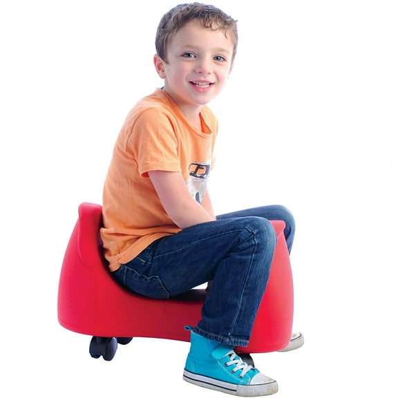 Fun and Function Soft Saddle Scooter  Large Red Ride-On Toy