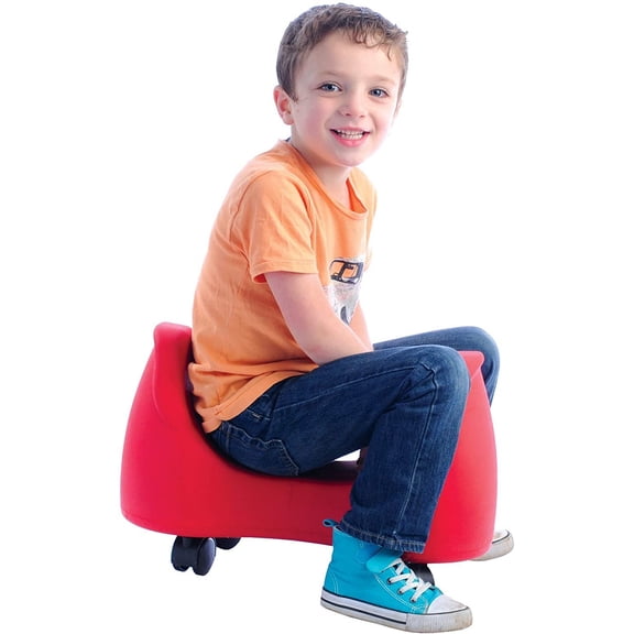 Fun and Function Soft Saddle Scooter  Large Red Ride-On Toy