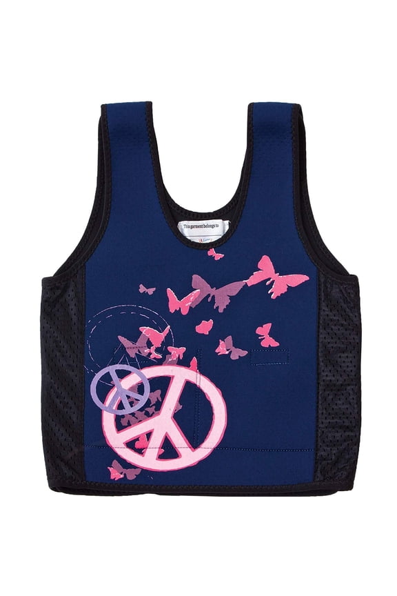 's Peace Graphic Weighted Vest - Small