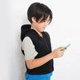 thumbnail image 1 of Fun and Function's Weighted Fleece Hoodie - Helps with Mood & Attention, Sensory Over Responding, Sensory Seeking, Travel Issues - Small, 1 of 7