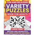 thumbnail image 1 of Fun and Relaxing Variety Puzzles Book for Adults, (Paperback), 1 of 1