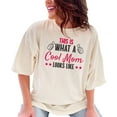 thumbnail image 1 of Fun and Stylish Cool Mom Graphic, Ivory Comfort Colors T-Shirt, 2XL, 1 of 3