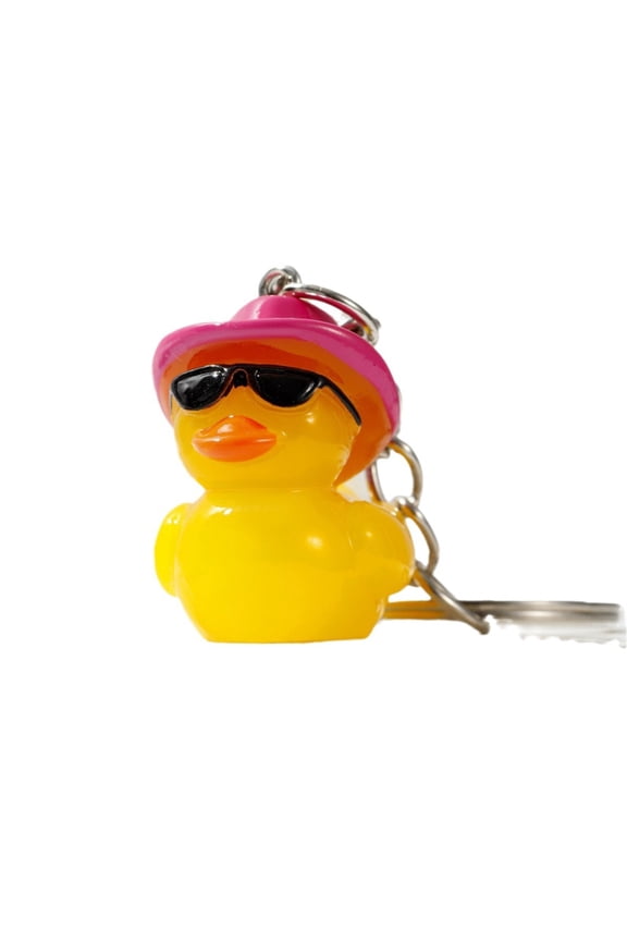 Fun and Vibrant Bag Pendant Creative Duck Pendant Keychain/Ear Rings Decorations