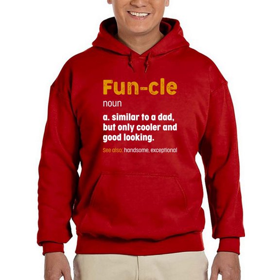 Fun-cle Hoodie Men -GoatDeals Designs, Male XX-Large