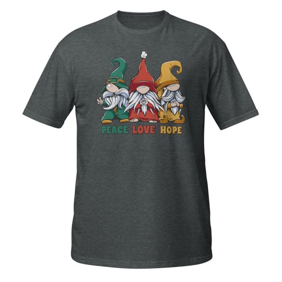 Fun gnome creatures Graphic Novelty Premium T-Shirt (Dark Heather, M)