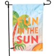 thumbnail image 1 of Fun in The Sun Double-Sided Garden Flag, Outdoor Summer Decorative Flag for Homes, Yards, and Gardens, 12 x 18 Inch, 1 of 3