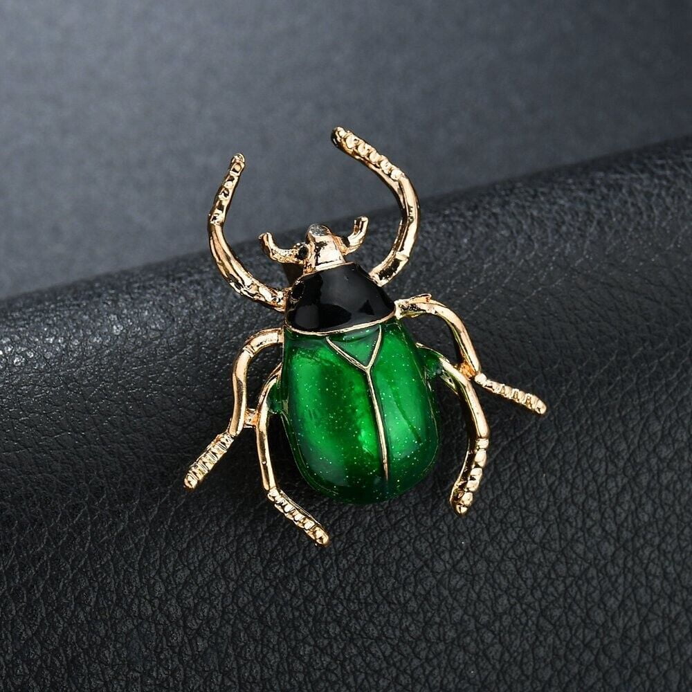 Fun simulation beetle brooch woman clothing pin insect gift Party ...