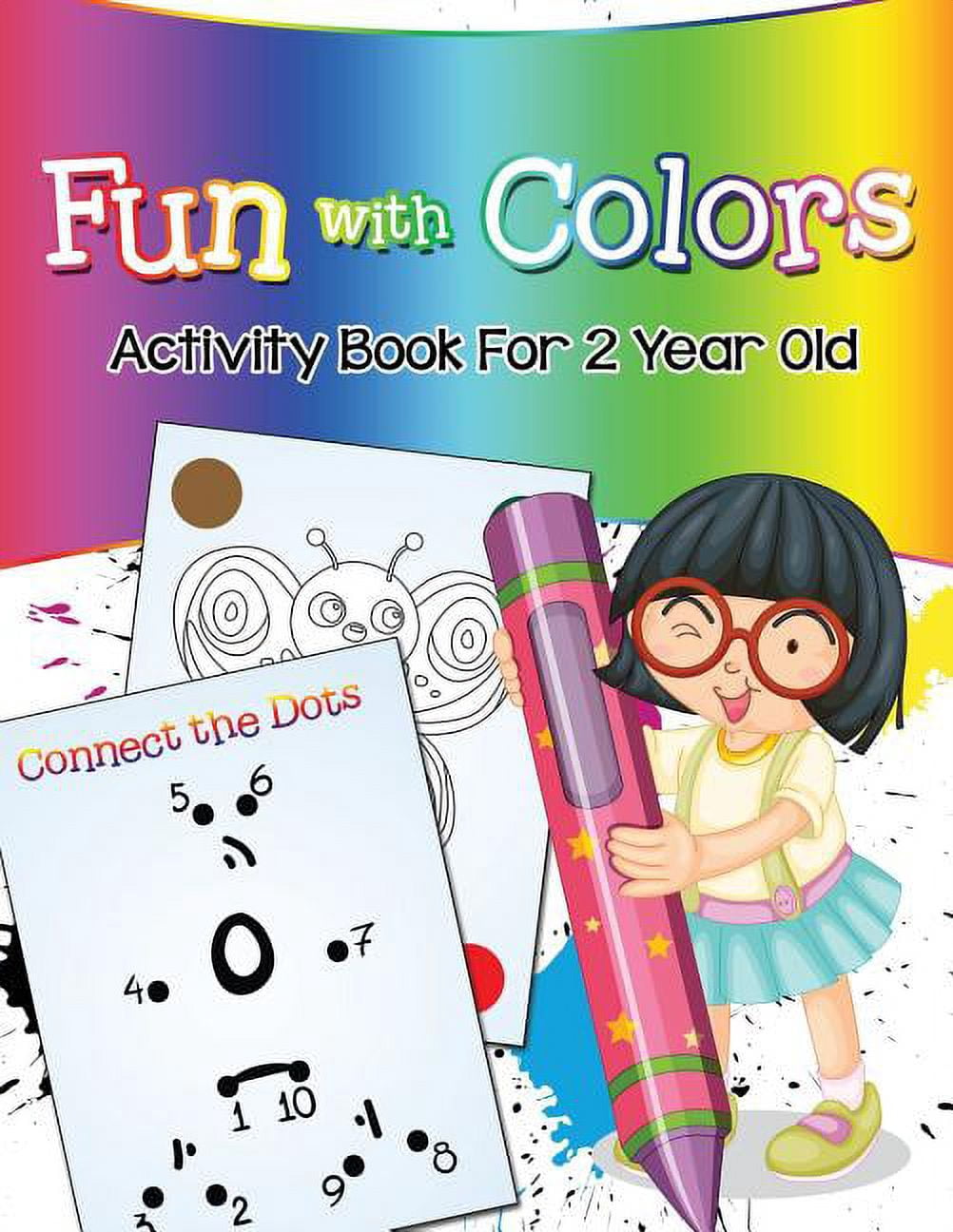 Fun with Colors: Activity Book For 2 Year Old, (Paperback) - Walmart.com