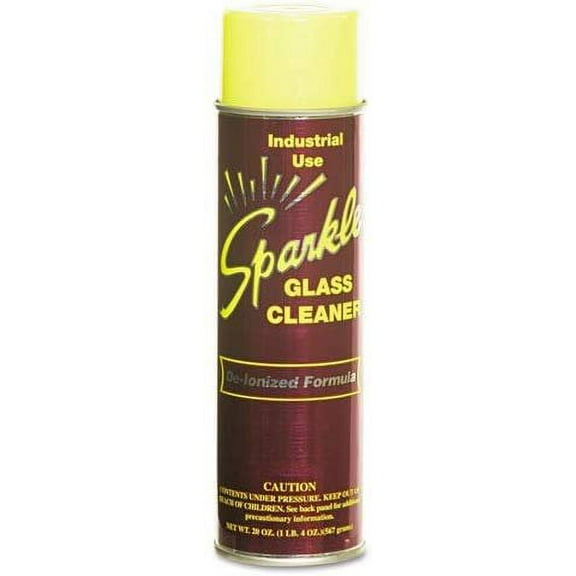 Sparkle Glass Cleaner Spray - Streak-Free, Unscented - 20 Oz