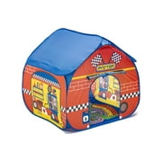 Fun2Give Pop it up Pit Stop Play Tent with Race Mat for Indoor Use, Polyester, Children 3+ Years