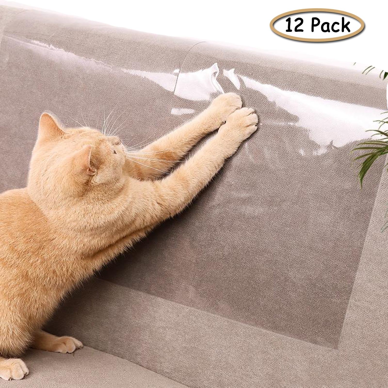 FunChaos 12 Pcs Cat Scratch Furniture Protectors, Contains 8 Pcs 16.92