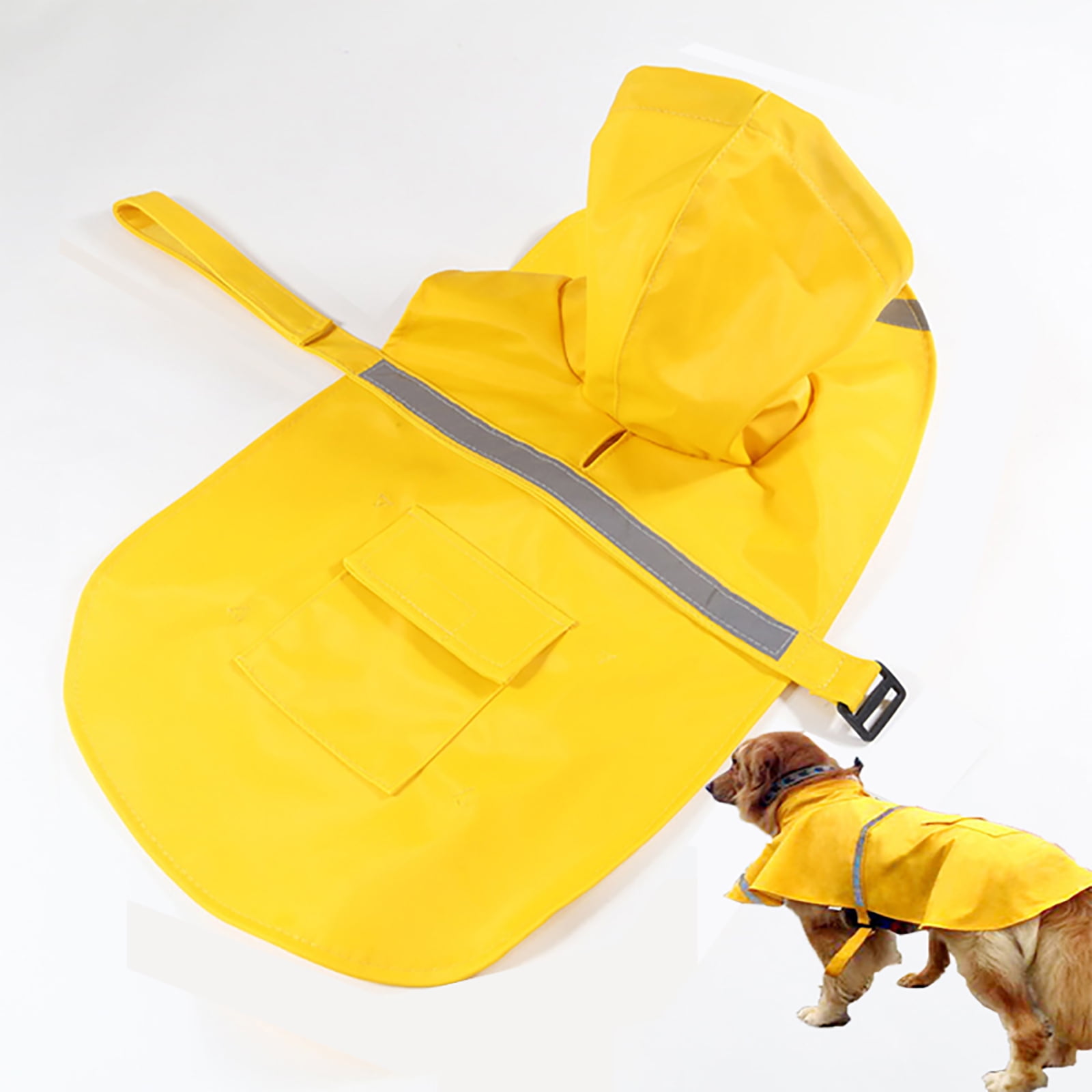 FunChaos Dog Raincoat, Water Proof Clothes Lightweight Rain Jacket for