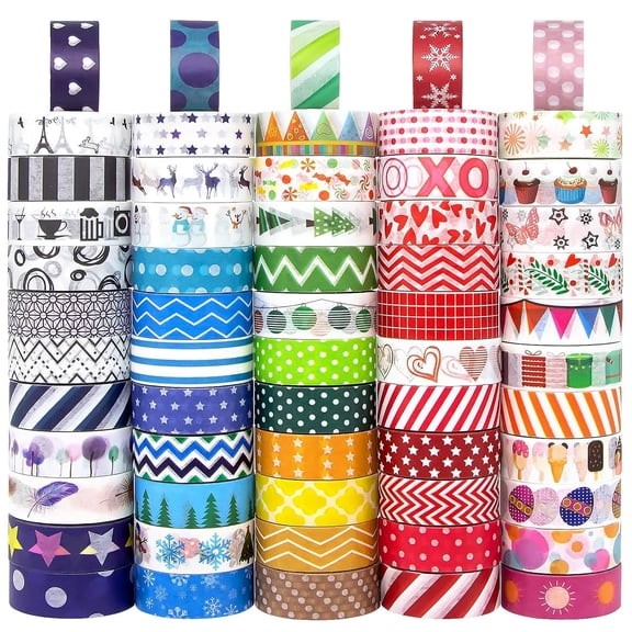 FunClub Washi Tape Set Cute Unicorn Washi Tape Decorative Masking Tapes for DIY Crafts Arts Scrapbooking Bullet Journal Planners,Return Gift Set,Stationary Items Stationary set-Random Color-20pcS
