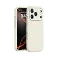 thumbnail image 1 of FunCu·K for iPhone 17 Pro Case with Camera Lens Protection, Full Protection Liquid Silicone Anti-Scratch Shockproof Case for iPhone 17 Pro, White, 1 of 9