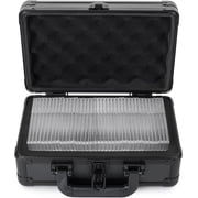 FunGuys Graded Card Storage Box for PSA BGS SGC, Holds 43 Slabs, Black