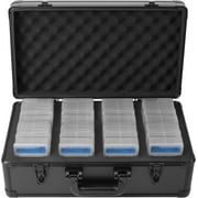 FunGuys Graded Card Storage Box, 4 Row, Holds 140 Slabs, Black