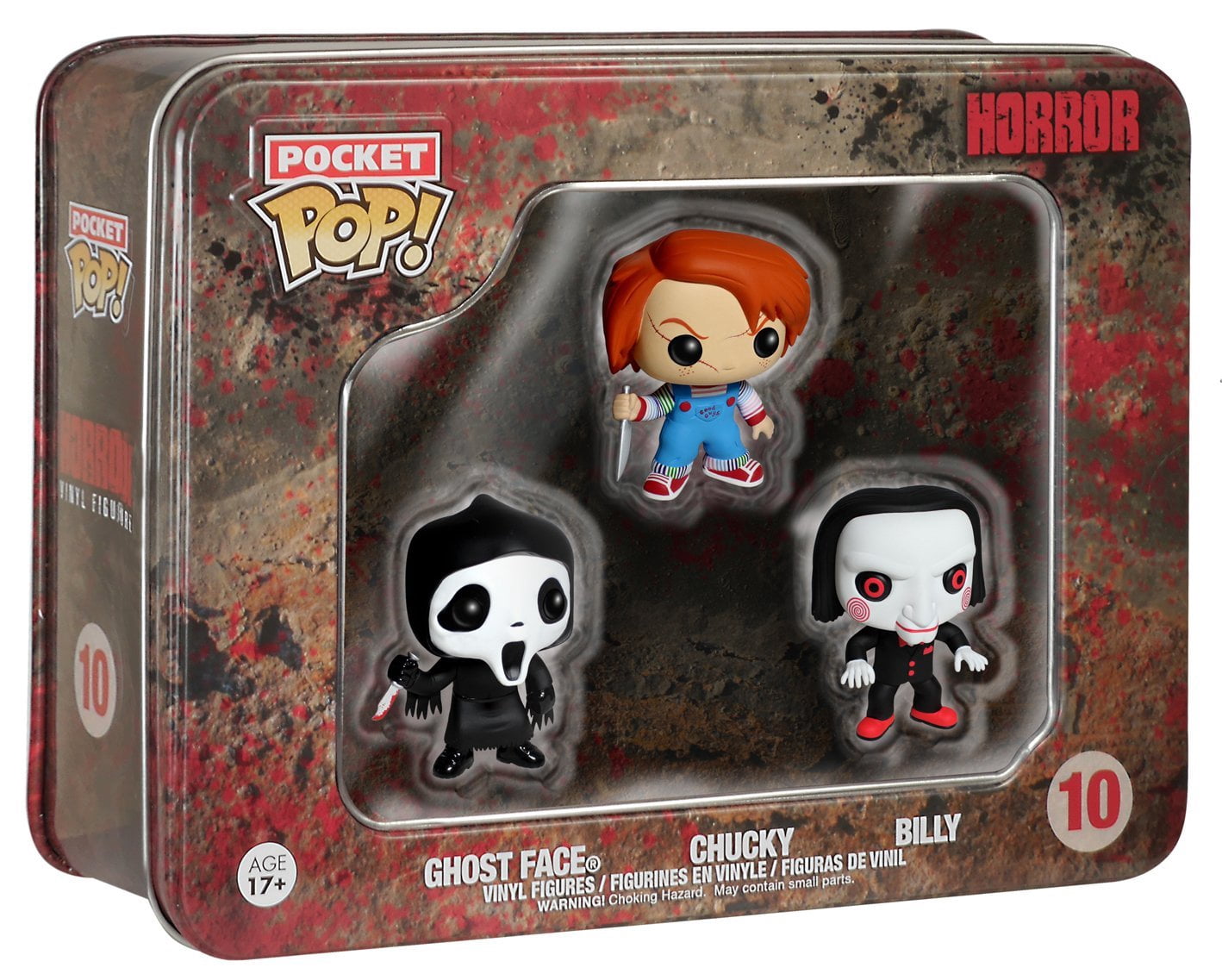 Pocket POP Horror 3-Piece Set, Ghostface, Chucky, Billy, Multi