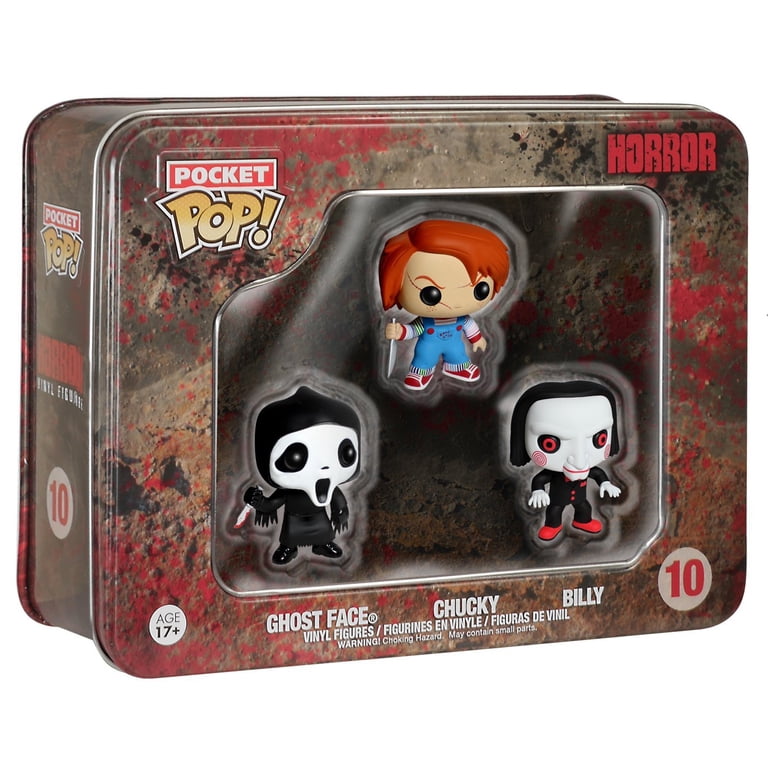 Pocket POP Horror 3-Piece Set, Ghostface, Chucky, Billy, Multi