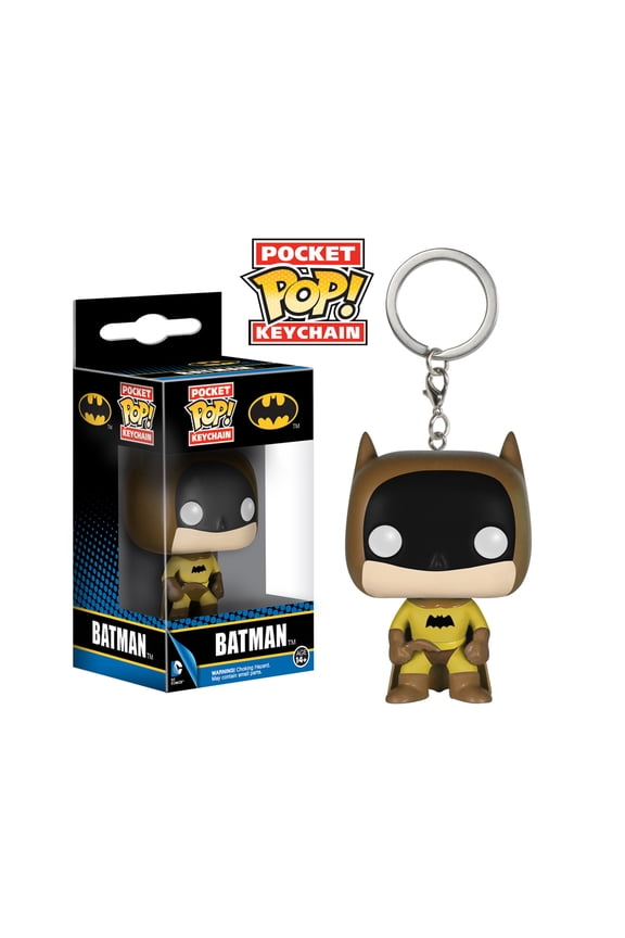 POP! 75th Anniversary Brown Batman 1.5" Keychain