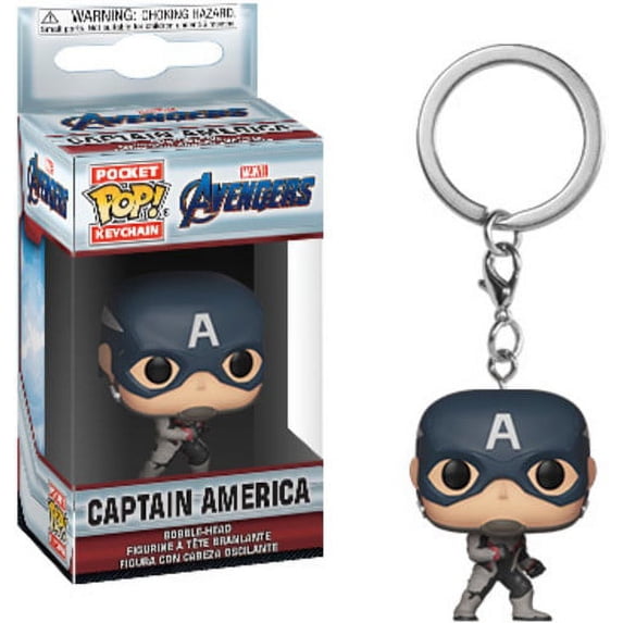 Funko POP! Vinyl-Schlüsselanhänger Marvel Venom – Captain America, Offiziell Lizenziert, Sammelfigur Im Taschenformat