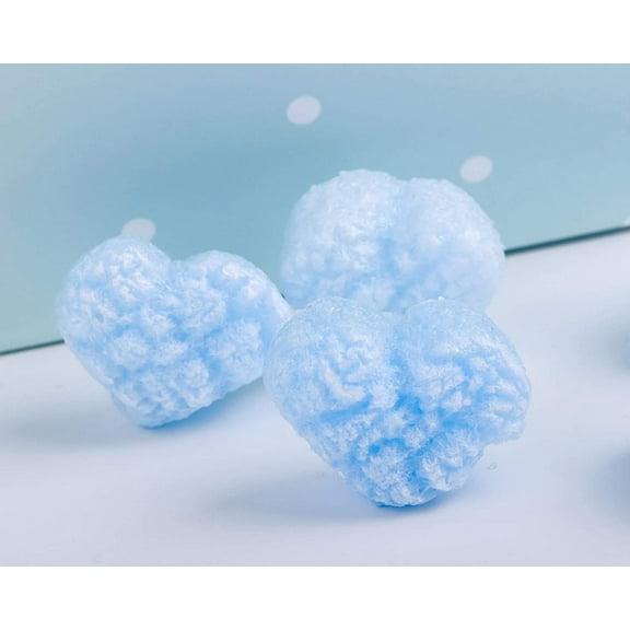FunPak MiniPack Plant Based Biodegradable Packing Peanuts 0.60 cu ft Bag Compostable Blue Hearts