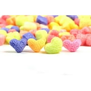 FunPak Packing Peanuts Rainbow Hearts 1.5 cu ft Compostable Biodegradable