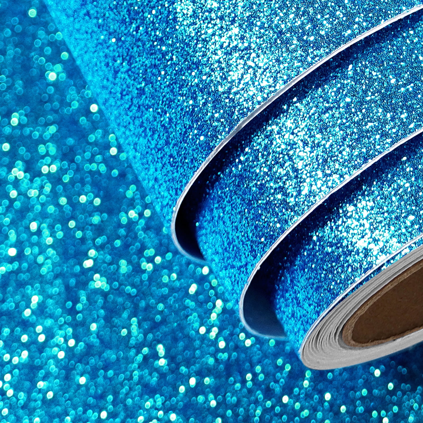 Glitter Cardstock Ocean Blue 8 1/2 x 11 81# Cover Sheets Bulk Pack of 10