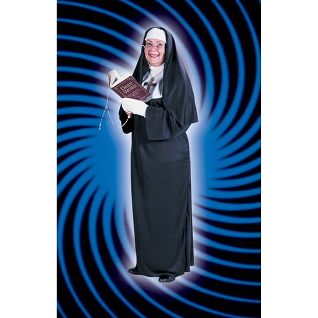 FunWorld Adult's Womens Mother Superior Head Nun Costume Plus 16-24