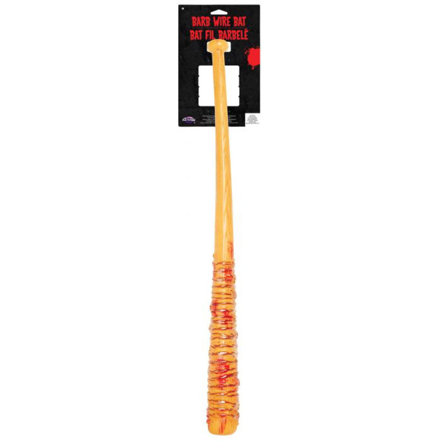 Barb Wire Baseball Bat Walking Zombie Apocalypse Weapon Toy Costume Accessory