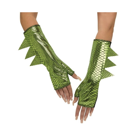 FunWorld Costumes Green Dragon Fantasy Beast Arm Sleeves Costume Accessory