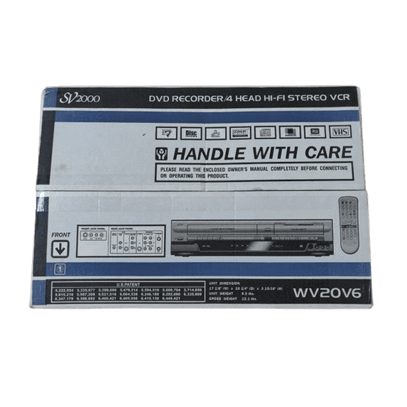 Funai SV2000 WV20V6 DVD Recorder /VCR Combo (New)