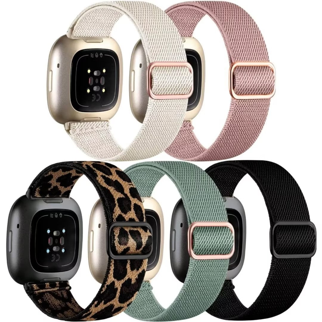 5 Pack Compatible with Fitbit Versa 4 Bands/Fitbit Sense 2 Bands