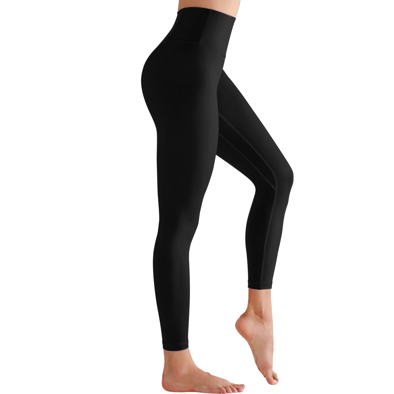 bawilom Womens Yoga Leggings with Pockets Solid Athletic Running Pants  Casual High Waisted Fitness Sports Workout Leggings Black : :  Clothing, Shoes & Accessories
