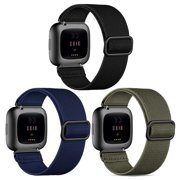 Funbiz Compatible with Fitbit Versa 2 Watch Bands for Women Men Stretchy Braided Wristbands for Fitbit Versa