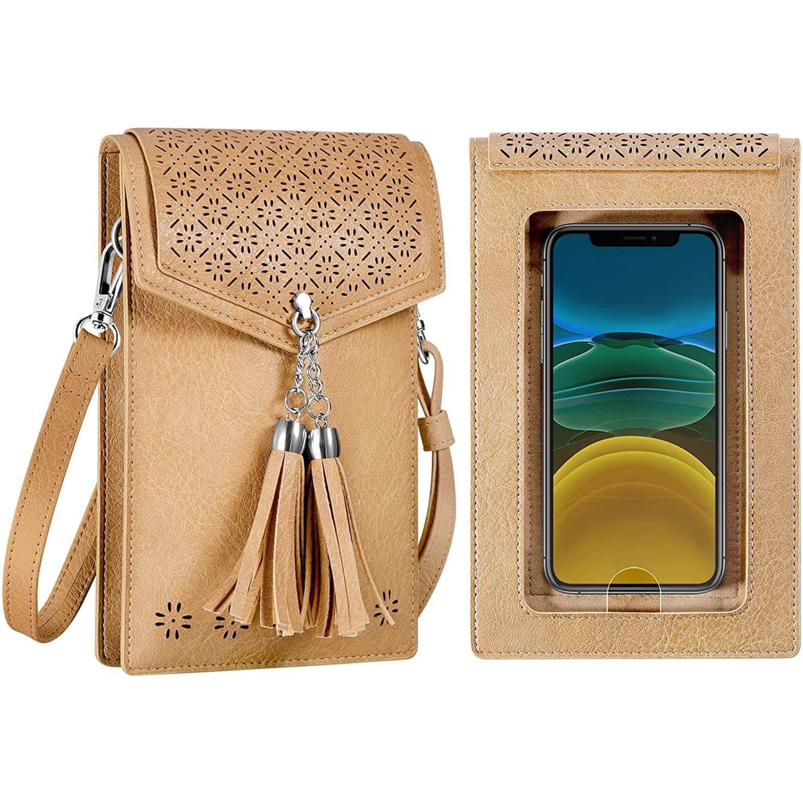 Cross Body Bag Small Leather Crossbody Cell Phone Purses Bags