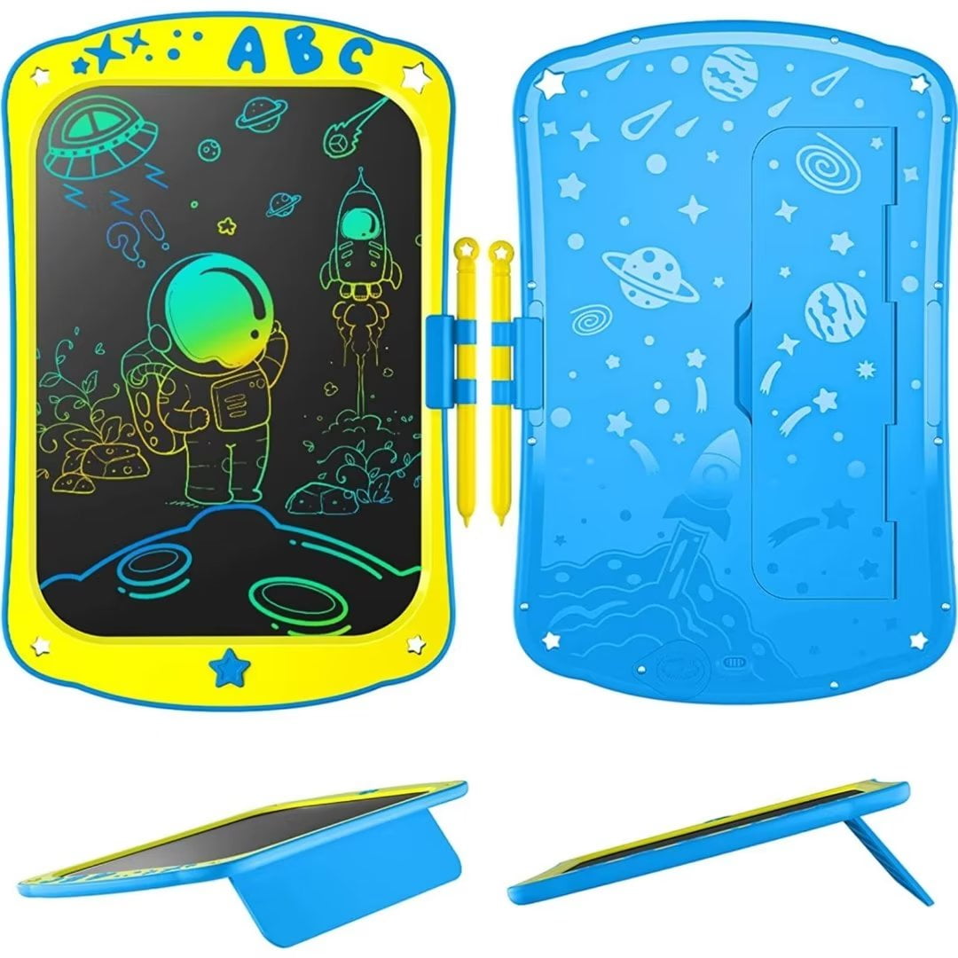 Funbiz 2 Pack LCD Writing Tablet for Kids, 10.5 inch Colorful Doodle Board  Drawing Pad with Anti-Lost Stylus, Educational Toys Gifts for 3 4 5 6 7
