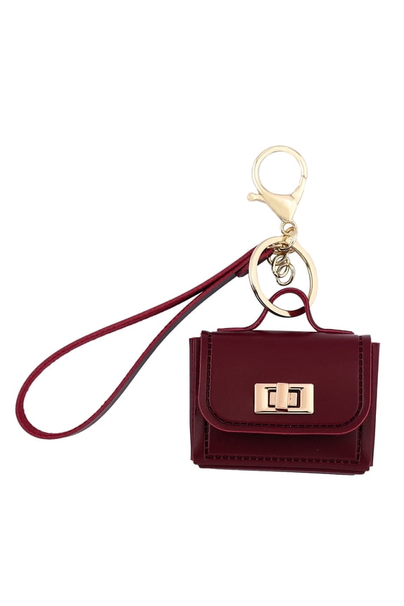 Kawaii Y2K Mini Leather Hangbag Bag Keychain -Cute Fashion Korean Simulation Exquisite Leather Bag Pendant Keyring -Woman Girl Jewelry Gift