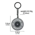 thumbnail image 1 of YANONELRY PVC Mini Barbell Plates Keychain -Kettlebells DlY Silicone Dumbbell Keyring -Gym Gifts for Gym Lovers Fitness Trainer Gift Backpack Jewelry, 1 of 7