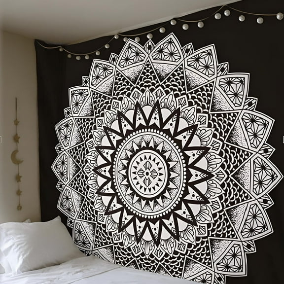 Funcee Bohemian Mandala Tapestry Hippie Wall Hanging Tapestry Bedspread Dorm Decor