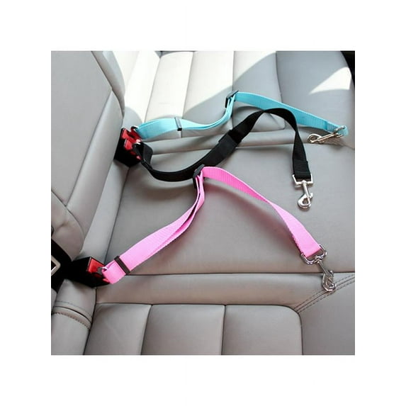 Funcee Dog Cat Car Safety Seat Belt Harness Restraint Lead Leash Travel Pet Clip