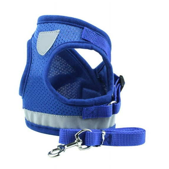 Funcee Pet Dogs Vest Harness Adjustable Reflective Chest Harness with Net