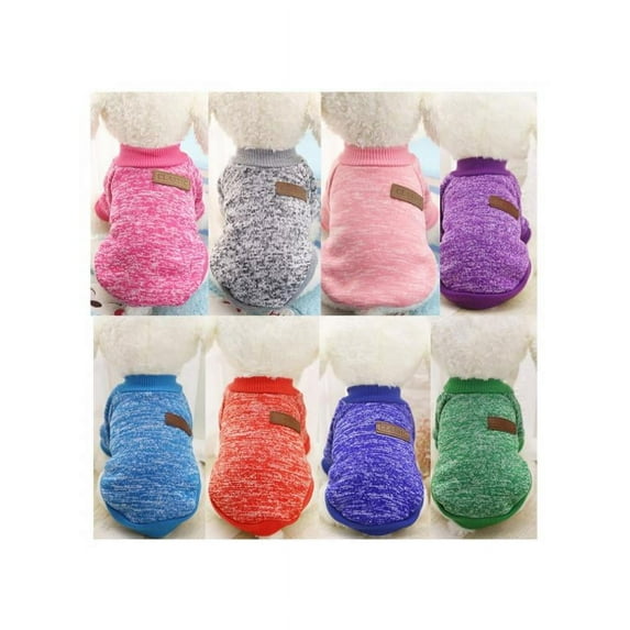 Funcee Pets Dog Warm Knit Sweater Puppy Coat Jacket Chihuahua T-Shirt Clothes Apparel