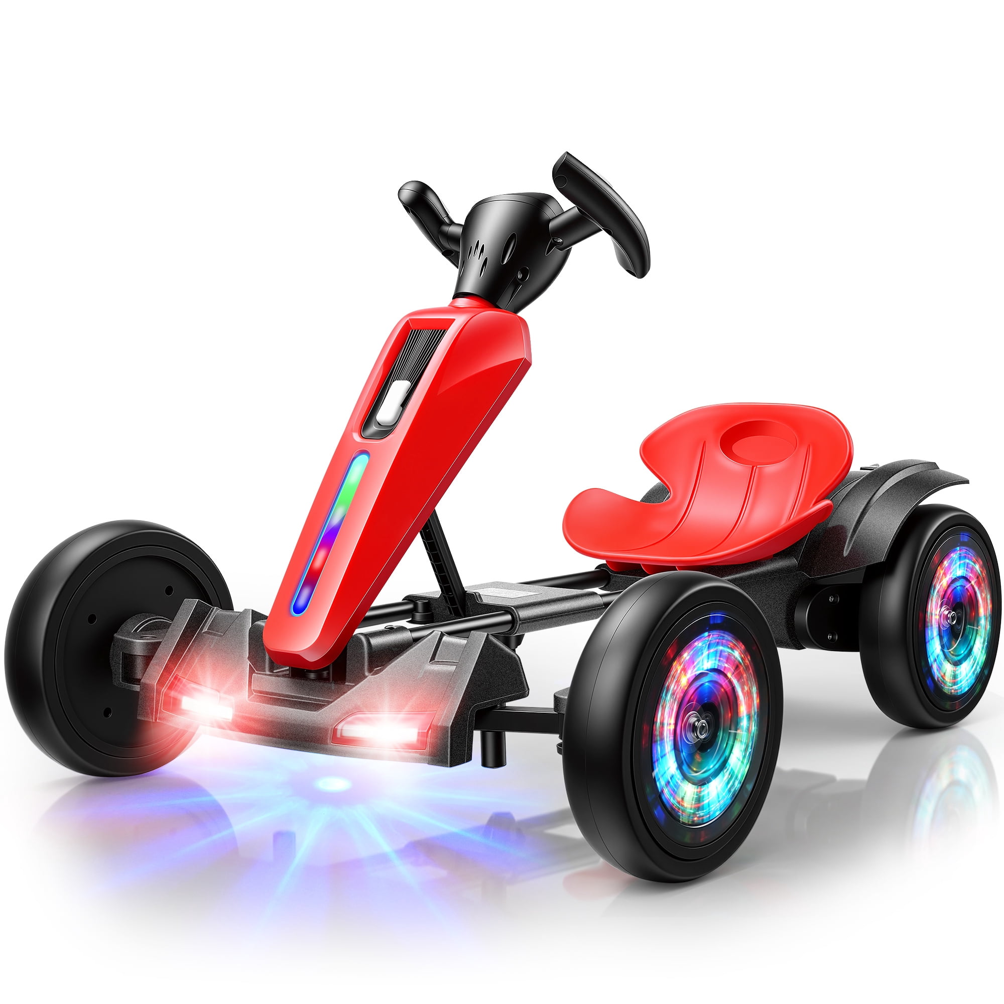 12v Inflatable Electric Ride Funcid 12 Volt Ride on Truck, Ride on Toys for Toddlers with Remote ...