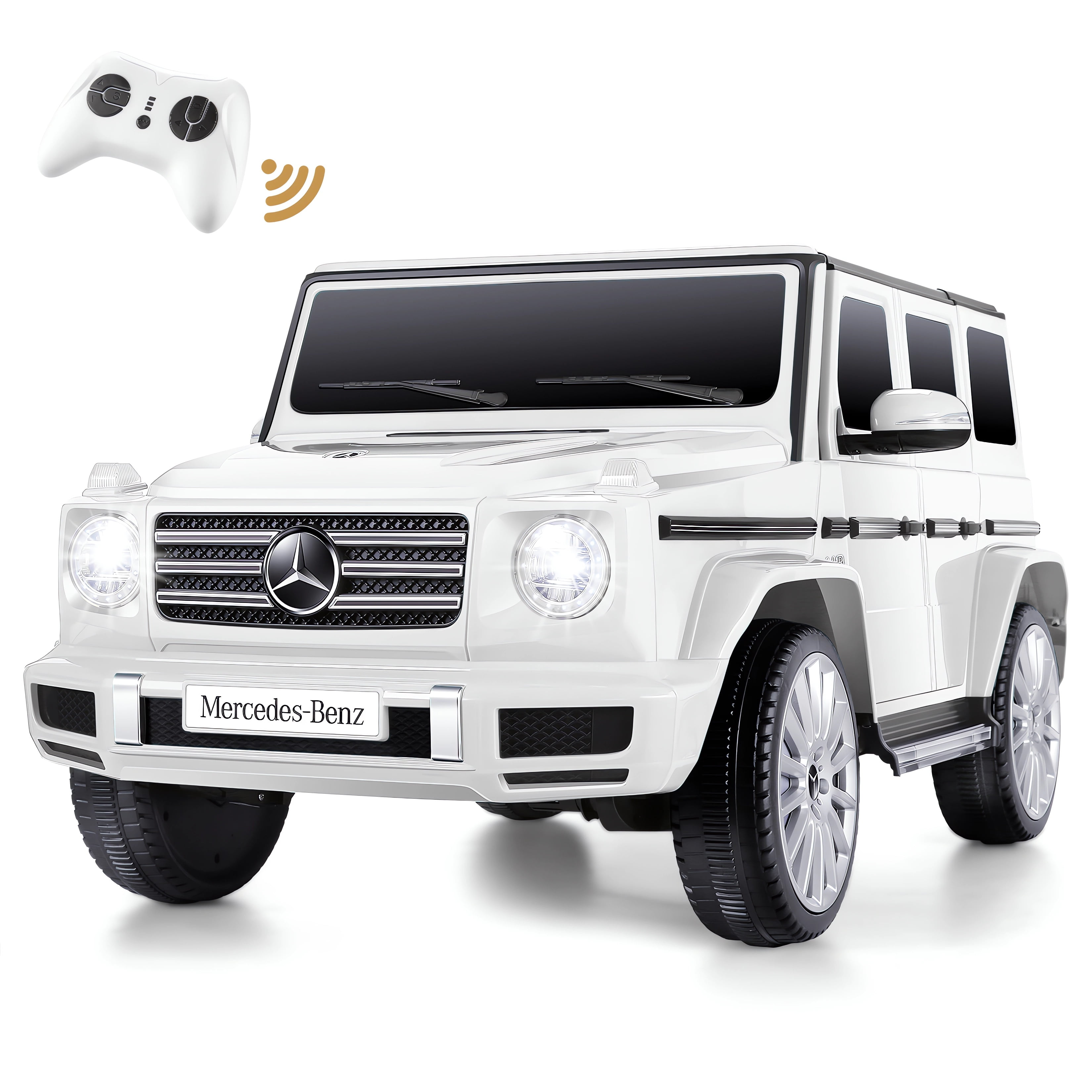 Funcid 12V 7AH Kids Ride On Car 4WD Licensed Mercedes Benz G500